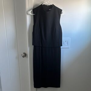Diane Von Furstenberg Black Midi Dress
